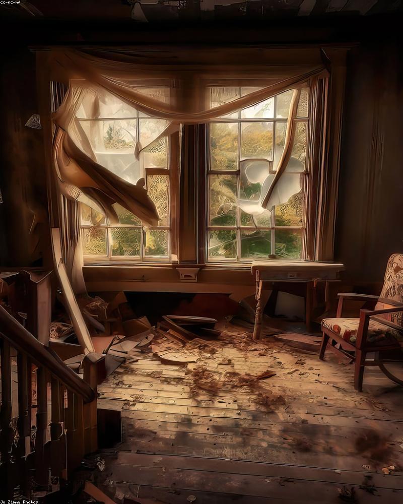 Elegant Oak Chair V1